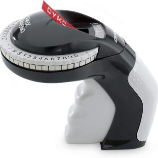 DYMO Embossing Label Maker with 3 DYMO Label Tapes Organizer Xpress Pro Starter Kit Ergonomic Design For Home DIY & Crafting
